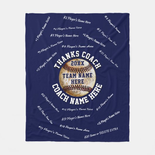 Marine-Blau-und Fleecedecke (Vorderseite)