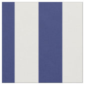 Marine-Blau und Weiß 1,5" Streifen-Muster Stoff (Nahaufnahme)