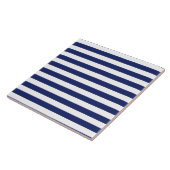 Marine-Blau-und Weiß-Streifen-Muster Fliese (Seite)