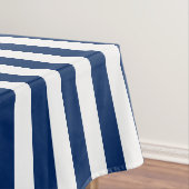 Marine-Blau-und Weiß-Streifen Tischdecke (Beispiel)