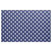 Marine-Blau-und Weiß-Tupfen-Muster Stoff (Yard (91,4 cm))