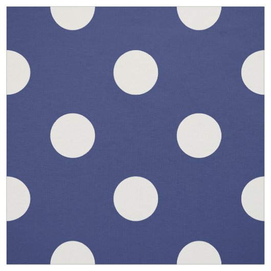 Marine-Blau-und Weiß-Tupfen-Muster Stoff (Muster)