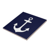 Marine-Blau-und weißesnautischinspiriertes Fliese (Seite)