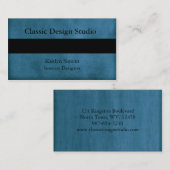 Marine-Blau-Visitenkarten Visitenkarte (Vorne/Hinten)