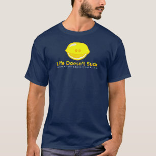 Marine-Blau-Zitronen-Shirt - Männer T-Shirt