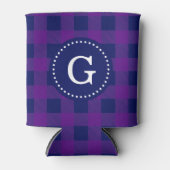 Marine Blue Buffalo Kariert Dosenkühler (Vorderseite)