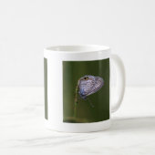 Marine Blue Butterfly Kaffeetasse (VorderseiteRechts)