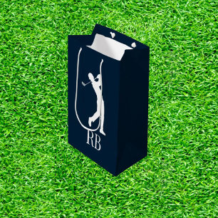 Marine Blue Golf Mittlere Geschenktüte