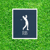 Marine Blue Golf Serviette