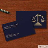 Marine Blue und Gold Anwalt