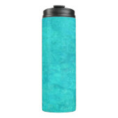 Marine Blue Water Color Thermosbecher (Vorderseite)