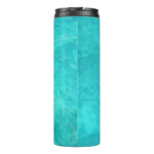 Marine Blue Water Color Thermosbecher (Rückseite)