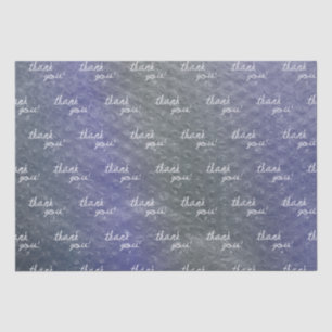 Marine Blues Bubble Wrap Reseller Danke Seidenpapier