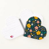 Marine Blumen Garten Verspieltes Frühlingsmuster Notizblock (Innenseite)