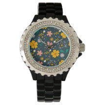 Marine Blumen-Garten Whimsical Frühlingsmuster