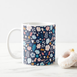 Marine-BlumenTasse Kaffeetasse