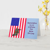 Marine Boot Camp Herzlichen Glückwunsch zum Abschl Karte (Gelbe Blume)