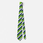 Marine Breeze Regimental Strip Neck Tie Krawatte (Vorderseite)