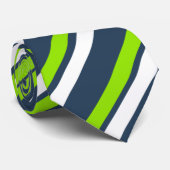 Marine Breeze Regimental Strip Neck Tie Krawatte (Gerollt)