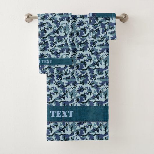 Marine Camouflage Badhandtuch Set (Insitu)
