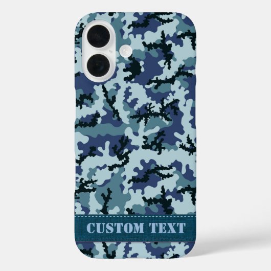 Marine Camouflage Case-Mate iPhone Hülle (Rückseite)