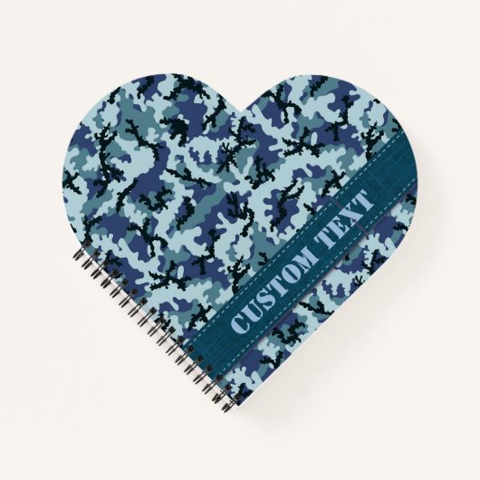 Marine Camouflage Notizblock (Vorderseite)