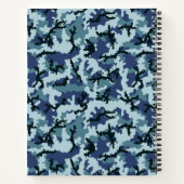 Marine Camouflage Notizbuch (Rückseite)