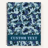 Marine Camouflage Notizbuch (Vorderseite)