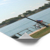 Marine City Lighthouse Poster (Ecke)