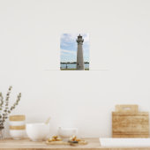 Marine City Lighthouse Poster (Küche)