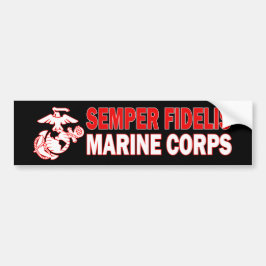 Marine Corps Semper Fidelis Bumper Sticker Autoaufkleber