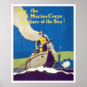Marine Corps - Soldaten des Meeres! Poster