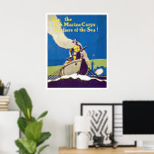 Marine Corps - Soldaten des Meeres! Poster (Heimbüro)