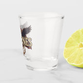 Marine Corps Veteran Logo Emblem Schnapsglas (Rechts)