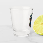 Marine Corps Veteran Logo Emblem Schnapsglas (Links)