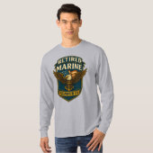 Marine Corps Veteran Logo Emblem T-Shirt (Vorne ganz)
