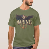 Marine Corps Veteran Logo T-Shirt (Vorderseite)