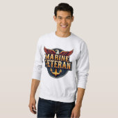 Marine Corps Veteran Sweatshirt (Vorne ganz)