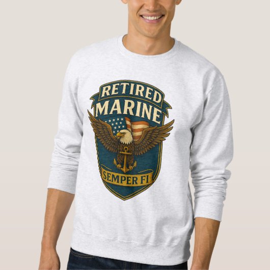 Marine Corps Veteran Sweatshirt (Vorderseite)