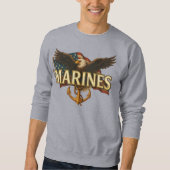 Marine Corps Veteran Sweatshirt (Vorderseite)
