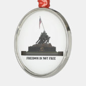 Marine Corps War Memorial Circle Ornament Aus Metall (Links)