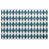 Marine-, Creme-und Waldgrün-Rauten-Muster Stoff (Fat Quarter (45,7 x 55,9 cm))