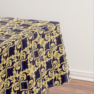 Marine-Cremedame-Bows Tischdecke