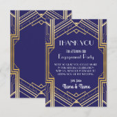 Marine danken Ihnen Dankeskarte (Vorne/Hinten)