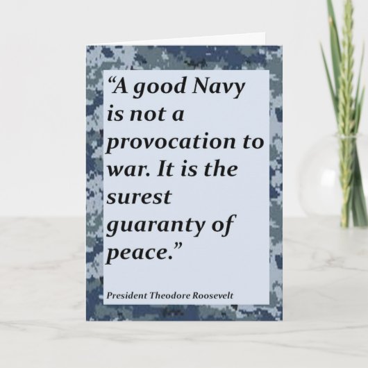 Marine danken Ihnen für Ihre Service Karte (Vorderseite)