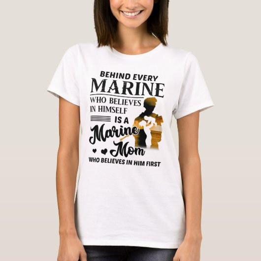 Marine, die sich selbst glaubt, ist eine Marine Ma T-Shirt (Vorderseite)
