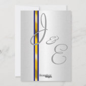 Marine-Digital-Tarnungs-Hochzeits-Einladung Einladung (Rückseite)