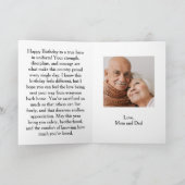 marine dog birthday Folded Greeting Card Karte (Innenseite)