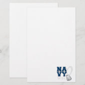 MARINE Ehefrau-Briefpapier Briefpapier (Vorne/Hinten)