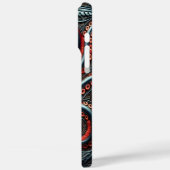 Marine Elegance: Lebhaftes Octopus-Design Case-Mate iPhone Hülle (Rückseite / Links)